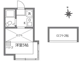 メゾン喜多見【1階】の間取り
