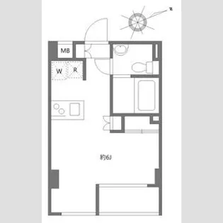 ガーデン代々木八幡【2階】の間取り