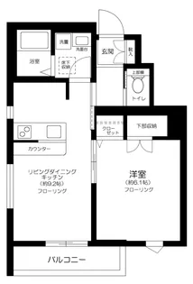 東京都世田谷区北烏山1丁目【アパート】の間取り