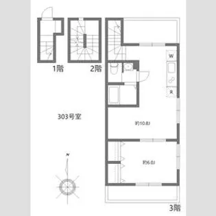 カノア狛江【3階】の間取り