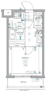 DIPS明大前【1階】の間取り