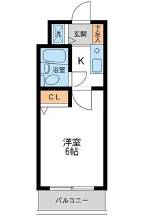 ウィンベルソロ梅ヶ丘【1階】の間取り