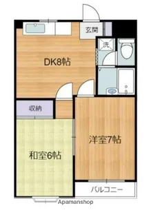 アベニュー成城1【3階】の間取り