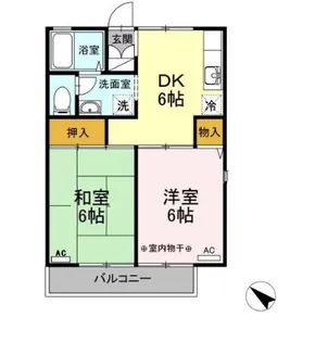 コンフォール【1階】の間取り