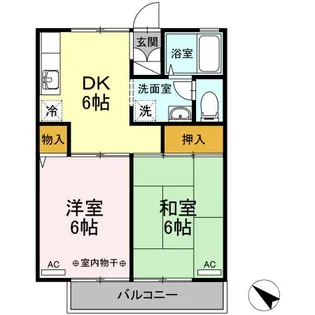 コンフォール【2階】の間取り