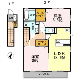 アゼリアコート II【2階】の間取り