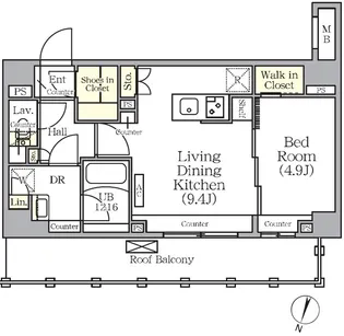 ARKMARK世田谷砧【5階】の間取り