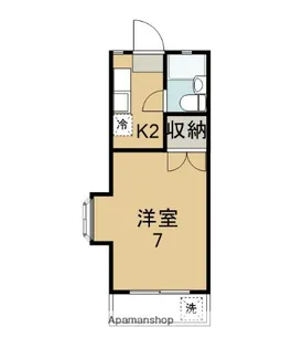 グリーンハイツ君島【1階】の間取り
