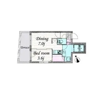 BRANCHE用賀【1階】の間取り