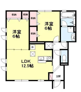 コモレビ大蔵 C棟【1階】の間取り