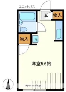 グランドヒル岡上B【2階】の間取り