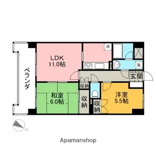 セントエミネンス【2階】の間取り