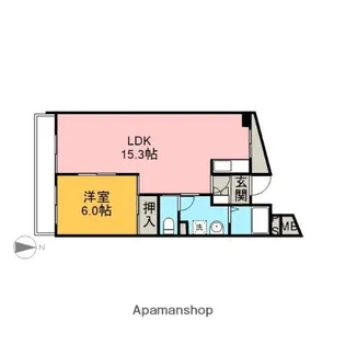 スカーラもえぎ野【4階】の間取り
