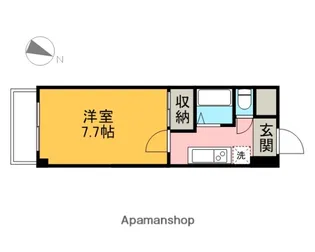 シルキーハイツ【406号室】の間取り