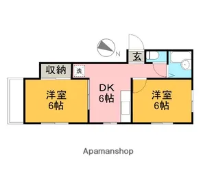 ヒルサイドメゾンA棟【103号室】の間取り