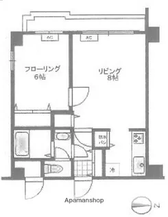 ラ・ヴェール鷺沼【202号室】の間取り
