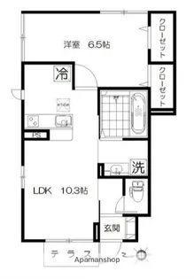 エーデルハイム市ヶ尾【1階】の間取り