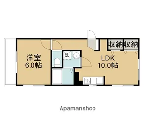 サミエール鷺沼【3-5号室号室】の間取り