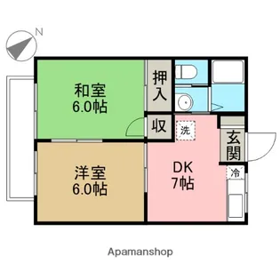 第1鈴木ハイツ【2階】の間取り