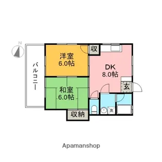 さぎぬま60【1階】の間取り