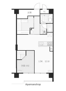 田園ドミール【105号室】の間取り