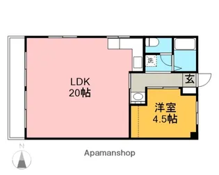 田園ドミール【510号室】の間取り