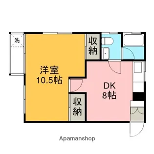 グリーンマンション【1階】の間取り