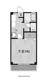 マイルーム鷺沼【2階】の間取り