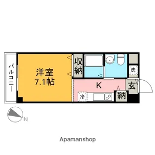 プレシャス青葉台【3階】の間取り