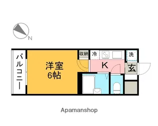 パレ・ホームズ宮崎台【306号室】の間取り