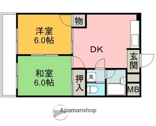 アムール藤が丘【4階】の間取り