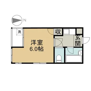 パームハイツ【102号室】の間取り