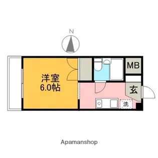 ストーンブリッジ市が尾【410号室】の間取り