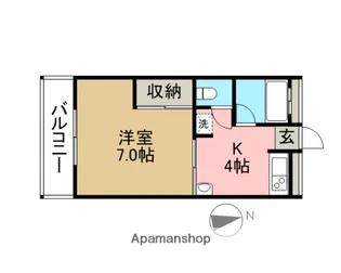 第2キングハイツ【207号室】の間取り