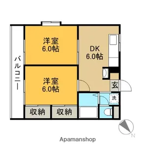 キャムハウスワン【3階】の間取り
