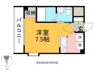 ホワイトレジデンス鷺沼【1階】の間取り