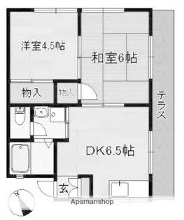 メゾン辰巳【1階】の間取り