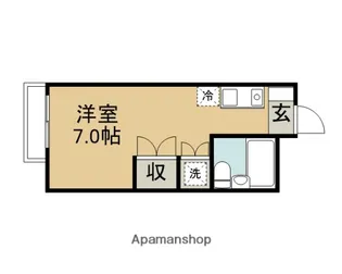 アルファステージ鷺沼【1階】の間取り