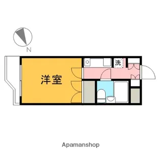 シルク宮崎台【105号室】の間取り