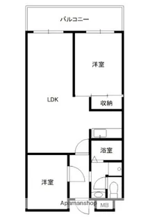 神奈川県横浜市青葉区元石川町【マンション】の間取り