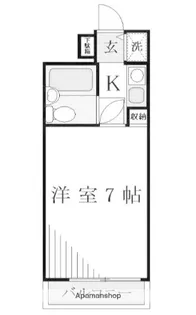 たまプラーザフラット【3階】の間取り