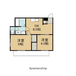ニューブリッジビル【4階】の間取り