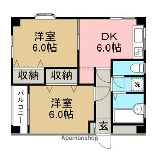 プロミネンス仲町台(プロミネンス13)【305号室】の間取り