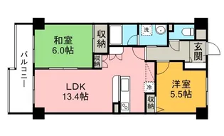 神奈川県横浜市青葉区美しが丘4丁目【マンション】の間取り