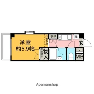 エアフォルク鷺沼【8階】の間取り