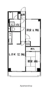 ビガーヒルズ宮崎台【2階】の間取り