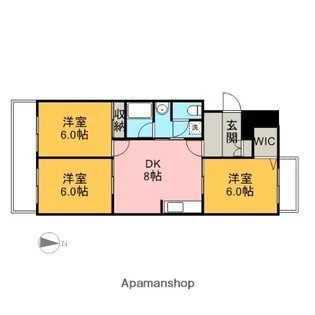 アミニティー鷺沼【2階】の間取り