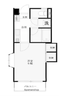 ヴィラ市ヶ尾【301号室】の間取り