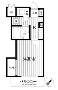 ヴィラ市ヶ尾【1階】の間取り