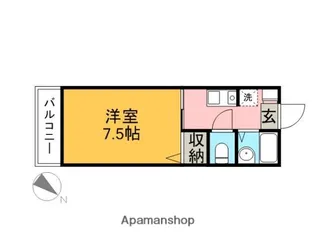 アルカディア宮崎台【1階】の間取り